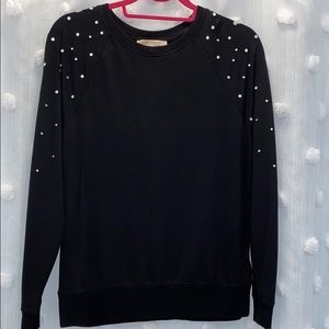 Black Michael Kors long sleeve shirt